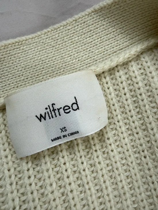 Wilfred Storybook Ribbed Knit Cardigan - Picture 2 of 3